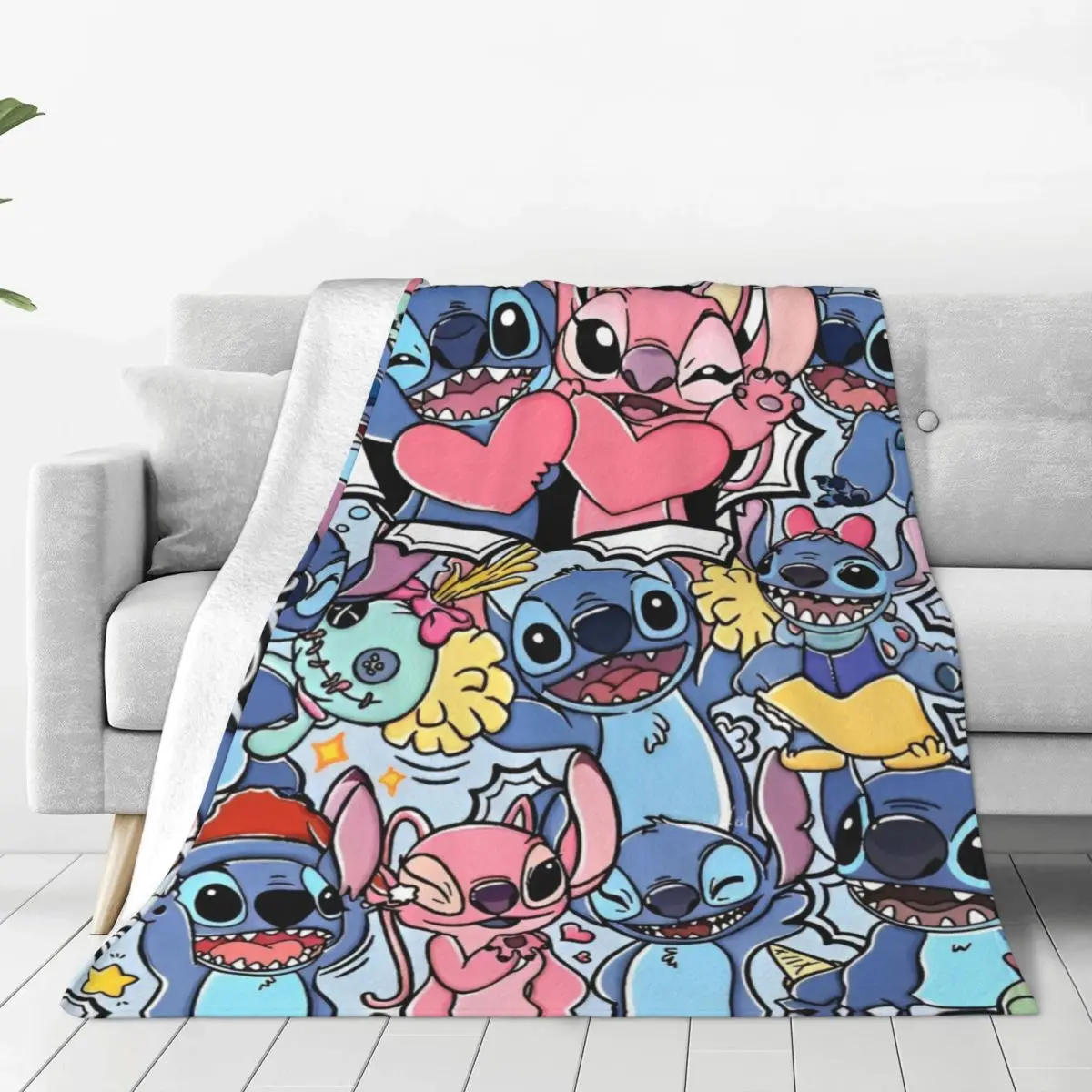 Custom Stitch Doodle Blanket Super Warm Novelty Plush Throw Blanket For Girls Boys Living Room Flannel Bedspread Bed Cover 
Custom Stitch Doodle Blanket Super Warm Novelty Plush Throw Blanket For Girls Boys Living Room Flannel Bedspread Bed Cover