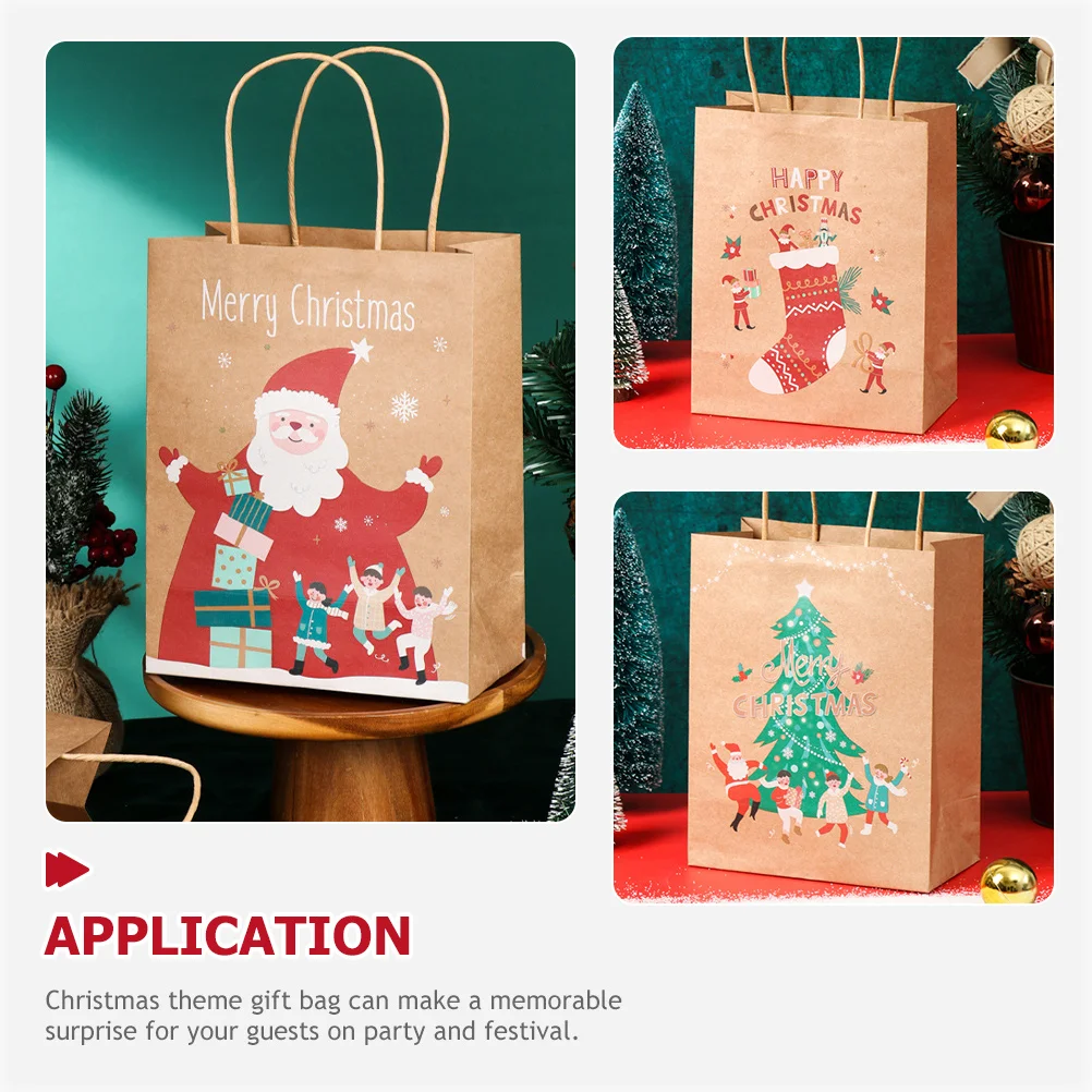 25Pcs Holiday Gift Packaging Paper Bags for Christmas Party Favors Candy Treats Handheld Small Present Wrapping
25Pcs Holiday Gift Packaging Paper Bags for Christmas Party Favors Candy Treats Handheld Small Present Wrapping