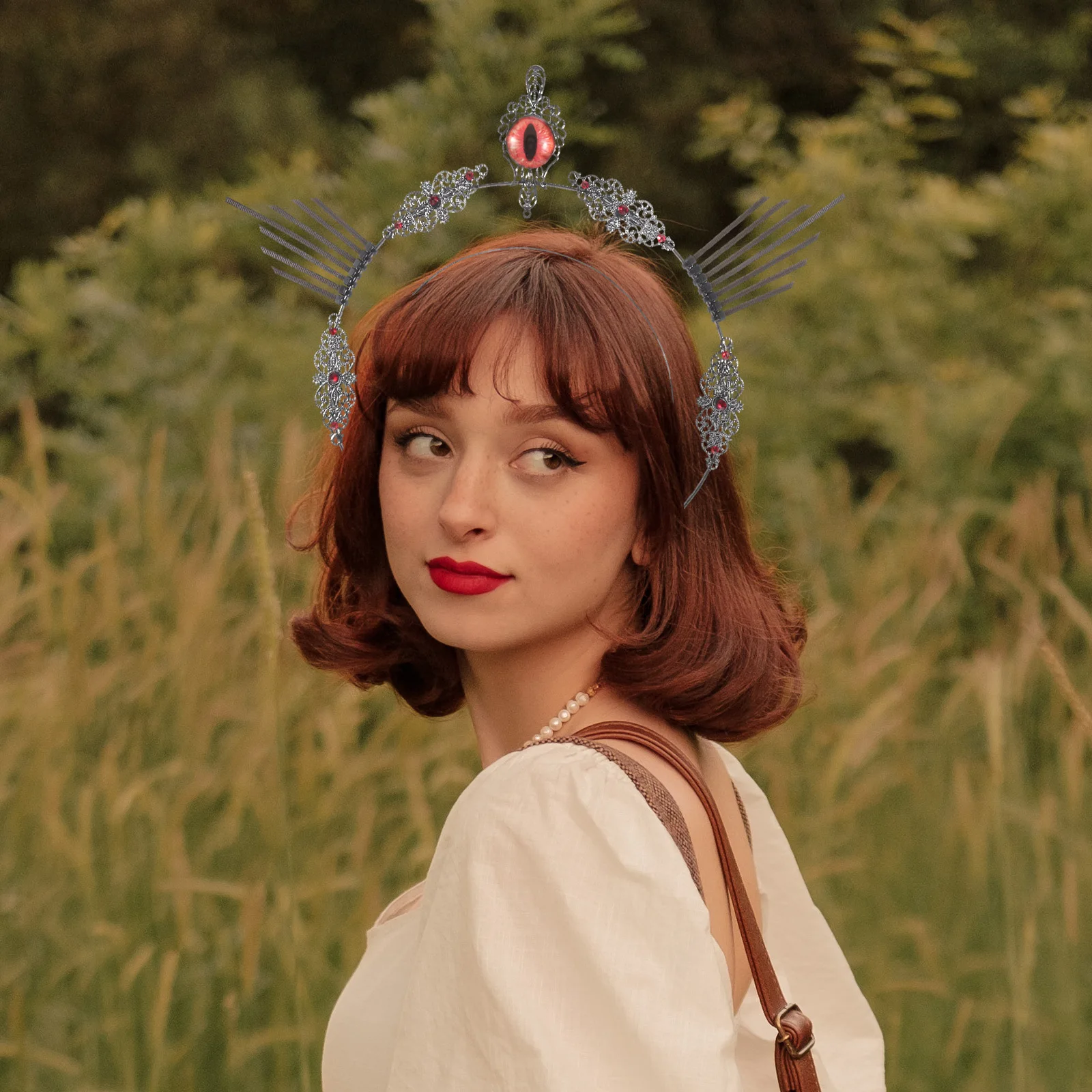 Crown Headpiece Gothic Lolita Hair Band Halloween Carnival Cosplay Party Festival Adult Headbands Decorative Hair
Crown Headpiece Gothic Lolita Hair Band Halloween Carnival Cosplay Party Festival Adult Headbands Decorative Hair