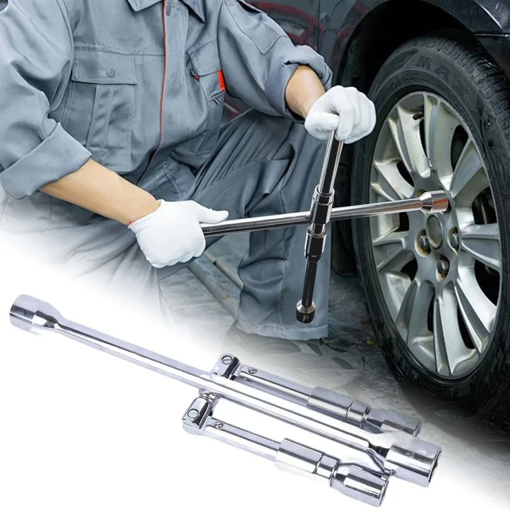 Car Repair Wheel Nut Socket Folding Cross Wrench Spanner Hand Tool Car Repair Tyre Remover Mounting 17 19 21 23mm Hex Socket
Car Repair Wheel Nut Socket Folding Cross Wrench Spanner Hand Tool Car Repair Tyre Remover Mounting 17 19 21 23mm Hex Socket