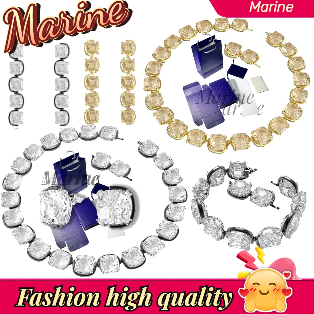 2025 New Necklace Earrings Black Gold Line Crystal Fashion High-end Women's Jewelry Suitable for Holiday Gifts
2025 New Necklace Earrings Black Gold Line Crystal Fashion High-end Women's Jewelry Suitable for Holiday Gifts
