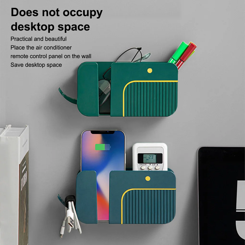 Wall Mount Phone Plug Holder Mobile Phone Charging Stand Air Conditioner TV Remote Control Storage Box Home Storage Holders Rack
Wall Mount Phone Plug Holder Mobile Phone Charging Stand Air Conditioner TV Remote Control Storage Box Home Storage Holders Rack