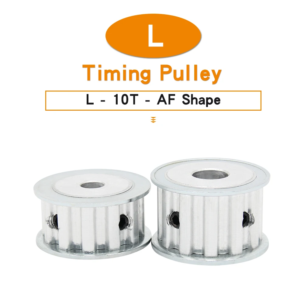 L-10T Timing Pulley Bore Size 8/10/12/14/15mm Teeth Pitch 9.525mm Aluminium Alloy Pulley Wheel AF Shape Match With LTiming Belt
L-10T Timing Pulley Bore Size 8/10/12/14/15mm Teeth Pitch 9.525mm Aluminium Alloy Pulley Wheel AF Shape Match With LTiming Belt