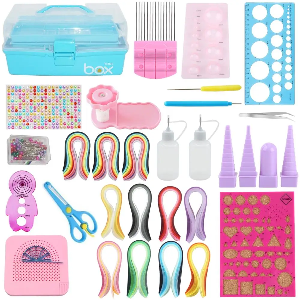 Quilling Kit Complete Quilling Paper Set with 1680 Strips All Necessary Tools and Storage Box Suitcase for Beginners,Kids Gift
Quilling Kit Complete Quilling Paper Set with 1680 Strips All Necessary Tools and Storage Box Suitcase for Beginners,Kids Gift
