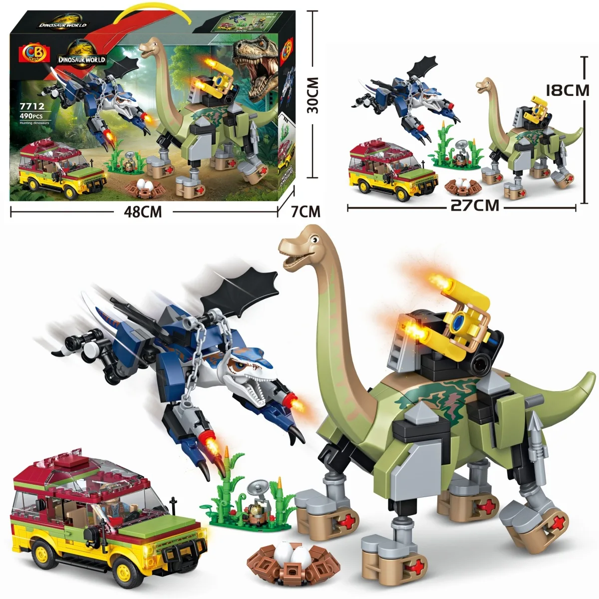 MOC Jurassic World Dinosaur Car Building Blocks Mechanical Dinosaur Animal Park DIY Bricks Creative Toy Gifts For Kids Boys Girl
MOC Jurassic World Dinosaur Car Building Blocks Mechanical Dinosaur Animal Park DIY Bricks Creative Toy Gifts For Kids Boys Girl