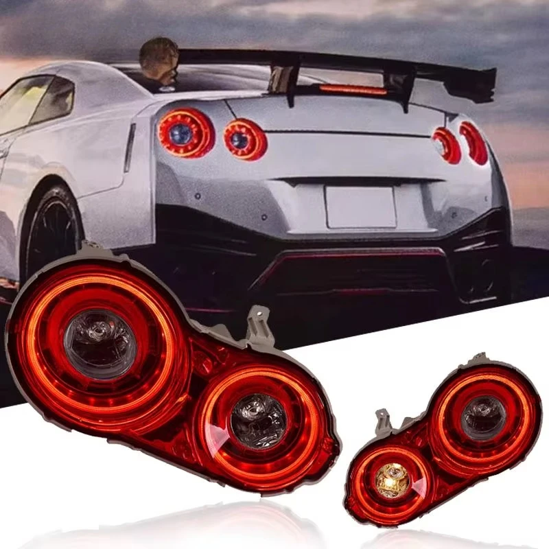 Car Styling for GT-R R35 LED Tail Lights 2009-2017 GTR R35 Valenti Rear Fog Brake Turn Signal Lights Car Accessories
Car Styling for GT-R R35 LED Tail Lights 2009-2017 GTR R35 Valenti Rear Fog Brake Turn Signal Lights Car Accessories