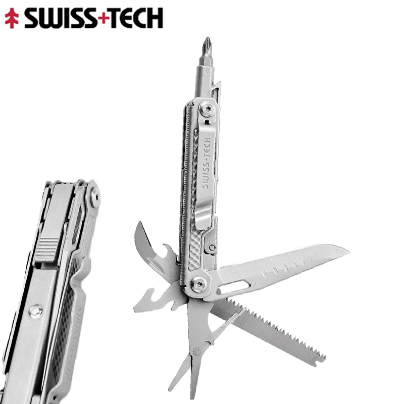 SWISS+TECH 11 in 1 Mini Utility Knife Outdoor Portable Survival Camping EDC Tool Gadgets
SWISS+TECH 11 in 1 Mini Utility Knife Outdoor Portable Survival Camping EDC Tool Gadgets