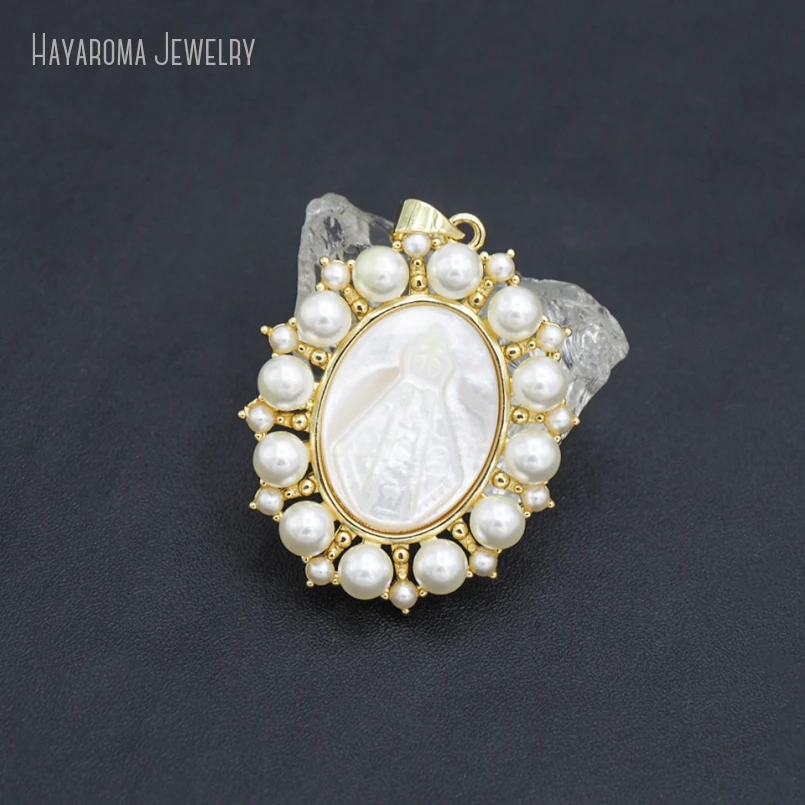 2Pcs Oval Gold Color Copper Jewelry Metal White Shell Wholesale Pendant PM52034
2Pcs Oval Gold Color Copper Jewelry Metal White Shell Wholesale Pendant PM52034