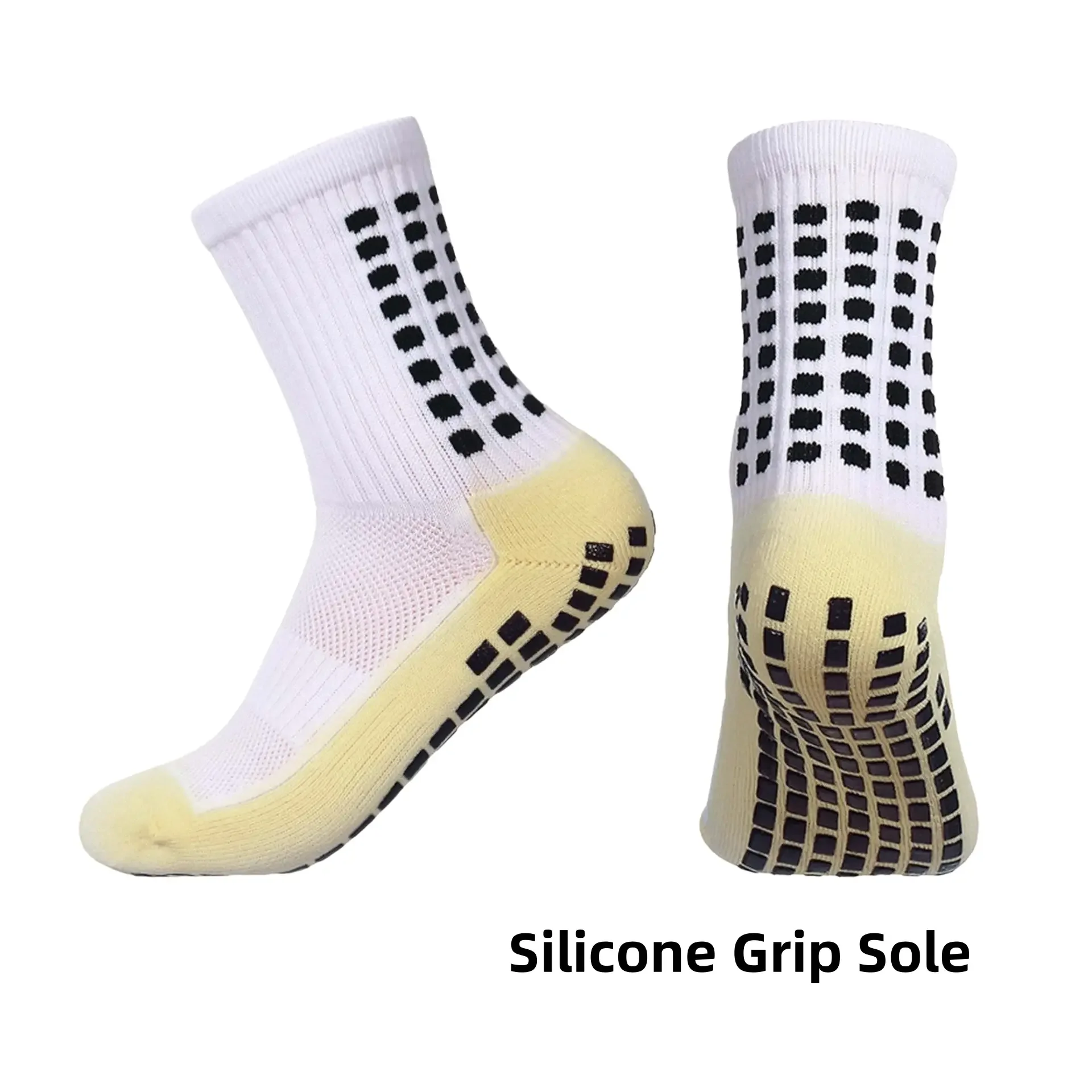 Youth Soccer Grip Socks, Non-Slip Athletic Socks with Silicone Grips, Cushioned Sports Socks for Boys & Girls Training
Youth Soccer Grip Socks, Non-Slip Athletic Socks with Silicone Grips, Cushioned Sports Socks for Boys & Girls Training