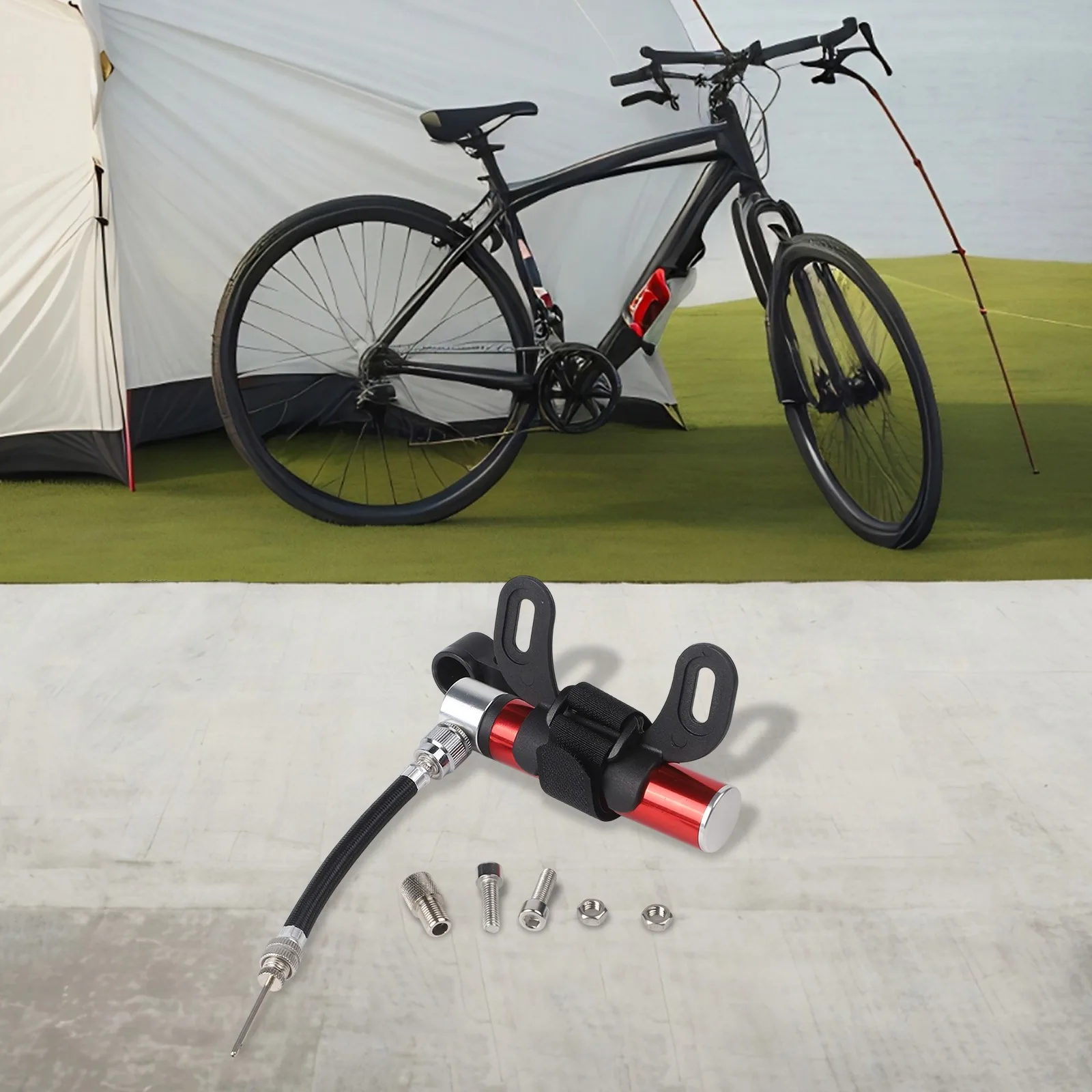 For Bicycles High-pressure Pump Basketball Pump For Outdoor Activities 360-degree Rotating Aluminum Alloy Compact Design
For Bicycles High-pressure Pump Basketball Pump For Outdoor Activities 360-degree Rotating Aluminum Alloy Compact Design