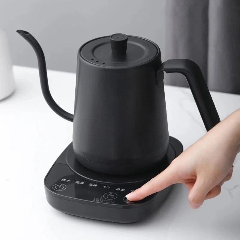 Gooseneck Hand Brew Coffee Pot Thermo Stainless Steel Teapot Smart
Gooseneck Hand Brew Coffee Pot Thermo Stainless Steel Teapot Smart