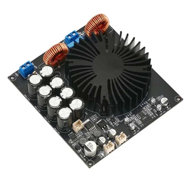 BNVN-600W TPA3255D Power Amplifier Audio Board Class D Mono Sound Amplifiers Speaker Home Audio Amplificador With Radiator
BNVN-600W TPA3255D Power Amplifier Audio Board Class D Mono Sound Amplifiers Speaker Home Audio Amplificador With Radiator