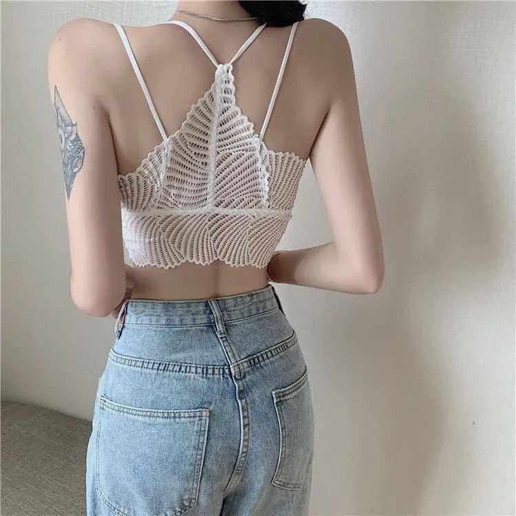 Cute Womens Tanks Camis Korean Lace-Up Slim Fit Strapless Sleeveless Summer Y2K Harajuku Gothic Aesthetic Knitted Crop Top
Cute Womens Tanks Camis Korean Lace-Up Slim Fit Strapless Sleeveless Summer Y2K Harajuku Gothic Aesthetic Knitted Crop Top