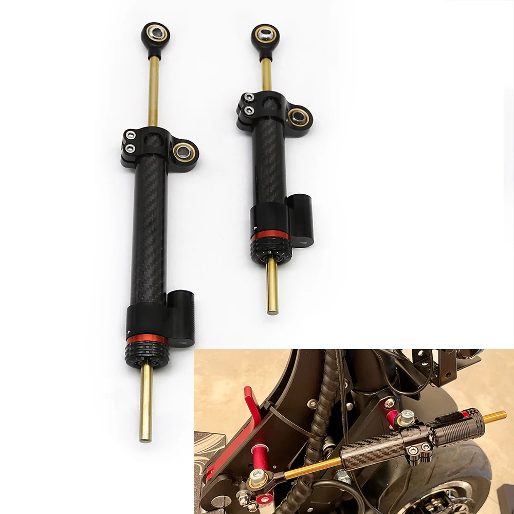 Fiber Carbon Steering Damper Universal Motorcycle Adjustable Steering Damper Stabilizer For Yamaha MT10 MT-10 MT 07 MT-07 MT09
Fiber Carbon Steering Damper Universal Motorcycle Adjustable Steering Damper Stabilizer For Yamaha MT10 MT-10 MT 07 MT-07 MT09