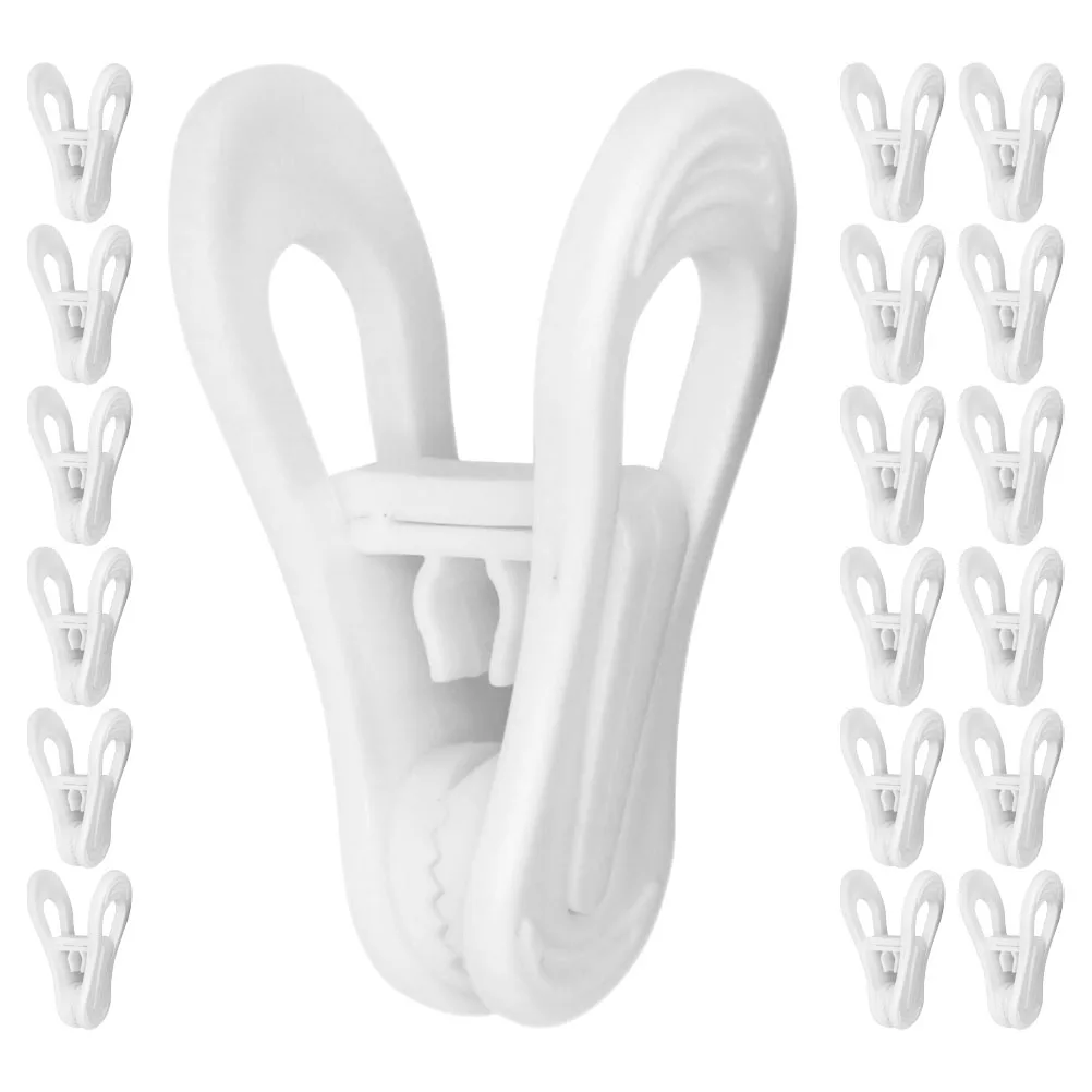 30 Pcs Large Plastic Clothespins Quilt Holder Clamps Ideal for Sheets Towels Beach Child Clothing Pegs Hanger Clips
30 Pcs Large Plastic Clothespins Quilt Holder Clamps Ideal for Sheets Towels Beach Child Clothing Pegs Hanger Clips