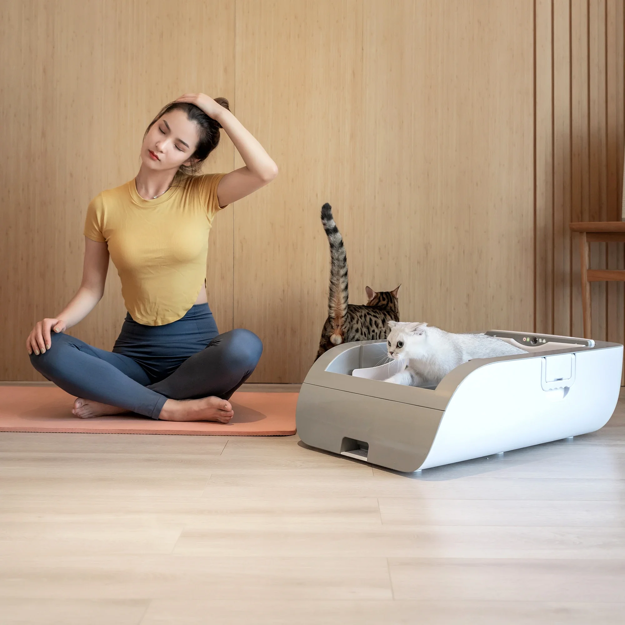 Automatic Cat Litter Box Smart App Control Self Cleaning Litter Boxes Cat Sandbox Electronic Pet odor toilet
Automatic Cat Litter Box Smart App Control Self Cleaning Litter Boxes Cat Sandbox Electronic Pet odor toilet