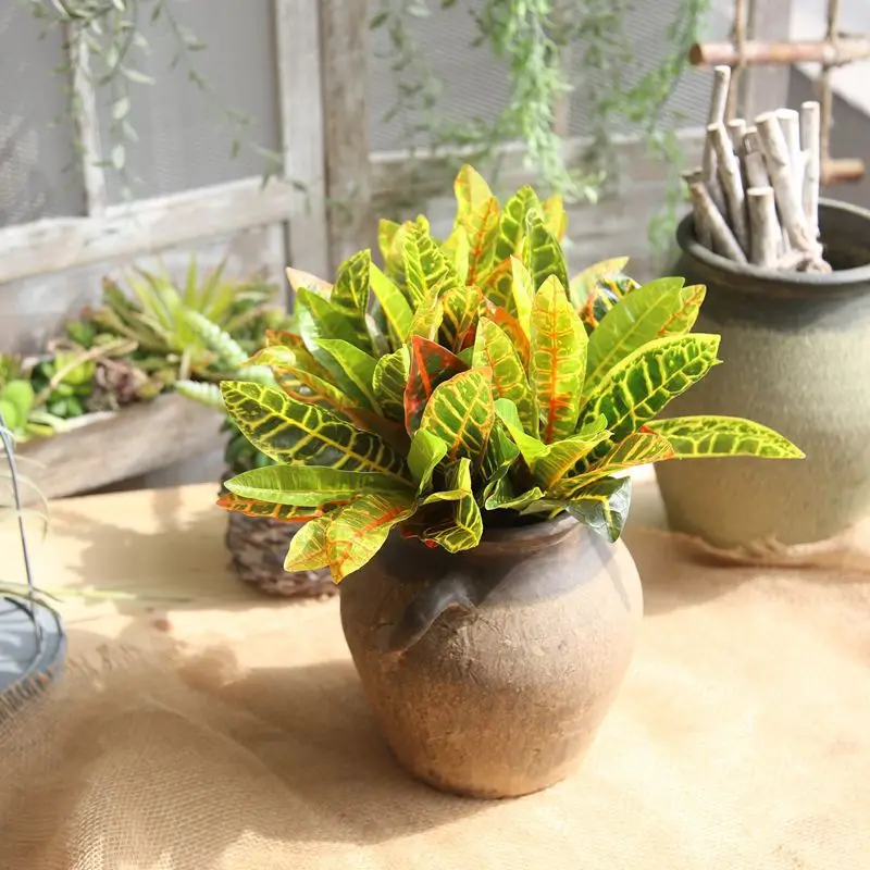 Artificial Colorful Leaf Plants Fake Tree Leaves Simulation handmade Grass Plastic And Cloth Leaf Home Wedding Decor DF46161
Artificial Colorful Leaf Plants Fake Tree Leaves Simulation handmade Grass Plastic And Cloth Leaf Home Wedding Decor DF46161