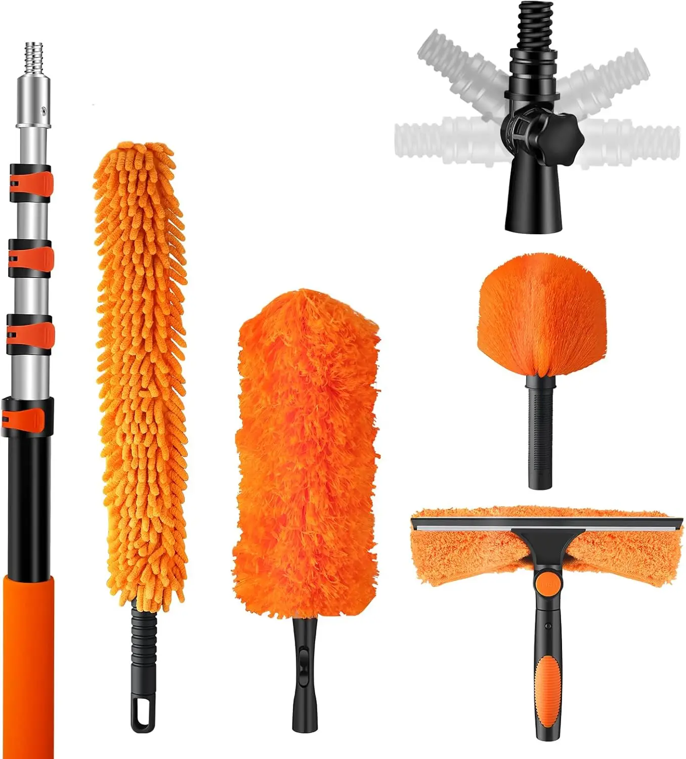 Набор для уборки высоких потолков 20 футов с удлиненной штангой (5-12 футов), включает в себя: щетку для потолочного вентилятора
Набор для уборки высоких потолков 20 футов с удлиненной штангой (5-12 футов), включает в себя: щетку для потолочного вентилятора