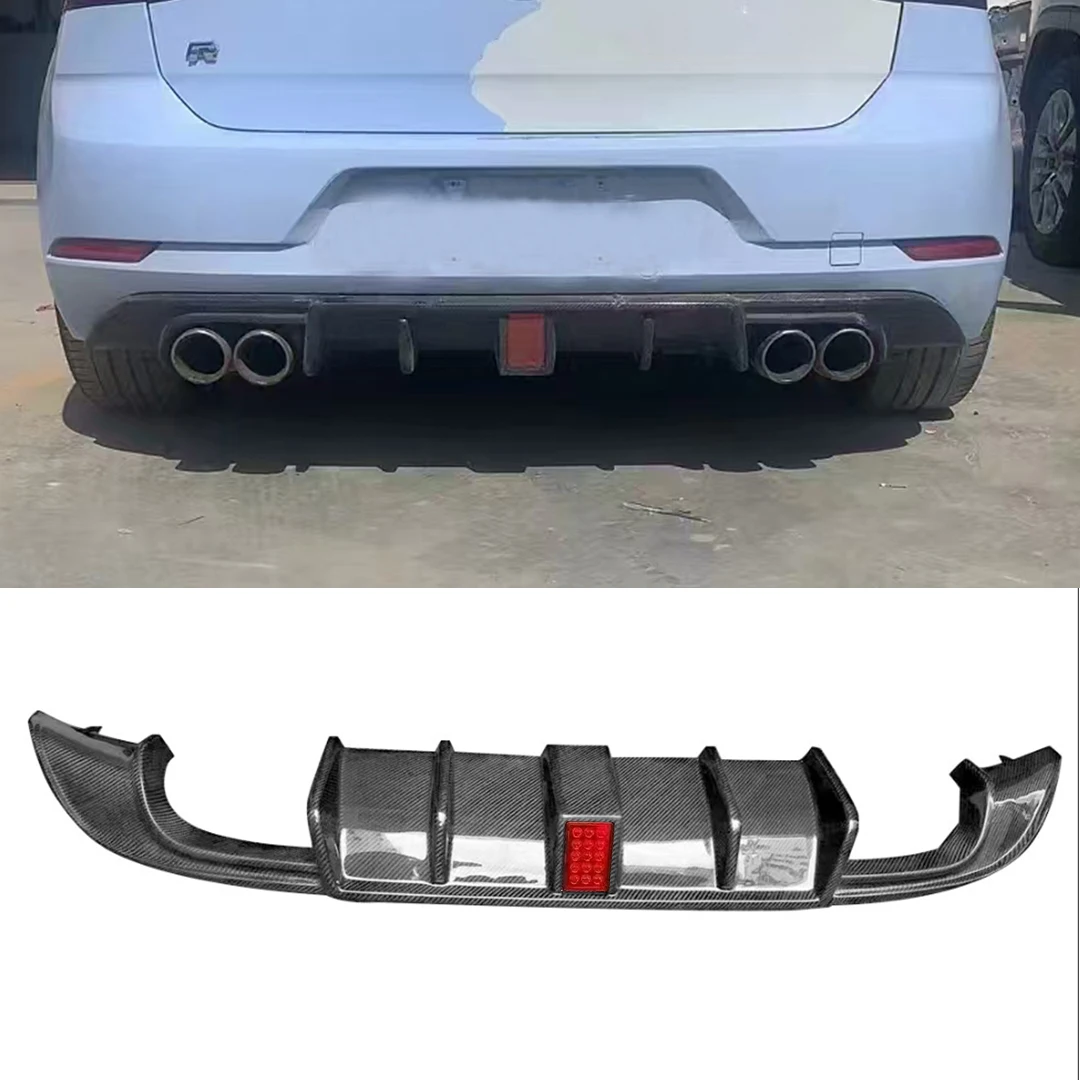 For Golf 7.5 with light 4 Vent hole Carbon fiber rear diffuser lipcustom
For Golf 7.5 with light 4 Vent hole Carbon fiber rear diffuser lipcustom