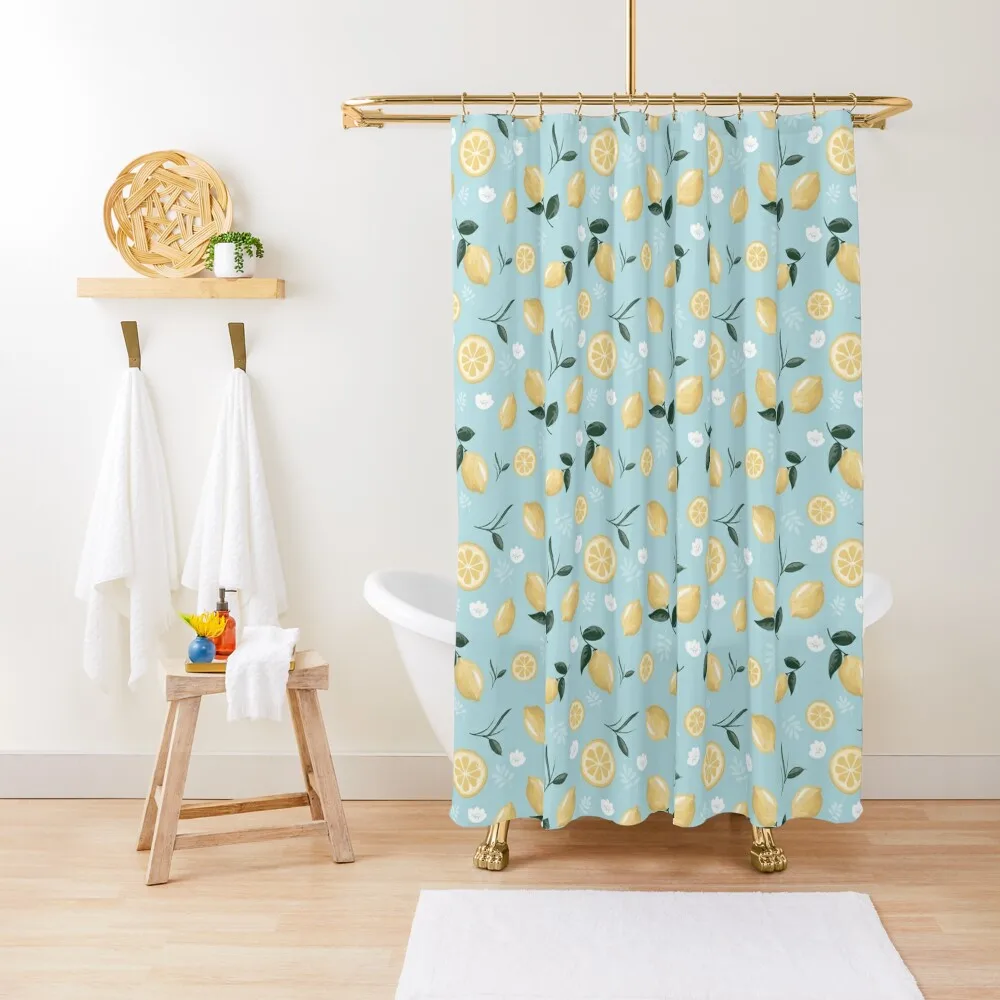 Lemons - Blue Shower Curtain Shower Bath Luxury Bathroom Shower For Bathrooms With Beautiful Designs Bathroom Fabric Curtain
Lemons - Blue Shower Curtain Shower Bath Luxury Bathroom Shower For Bathrooms With Beautiful Designs Bathroom Fabric Curtain