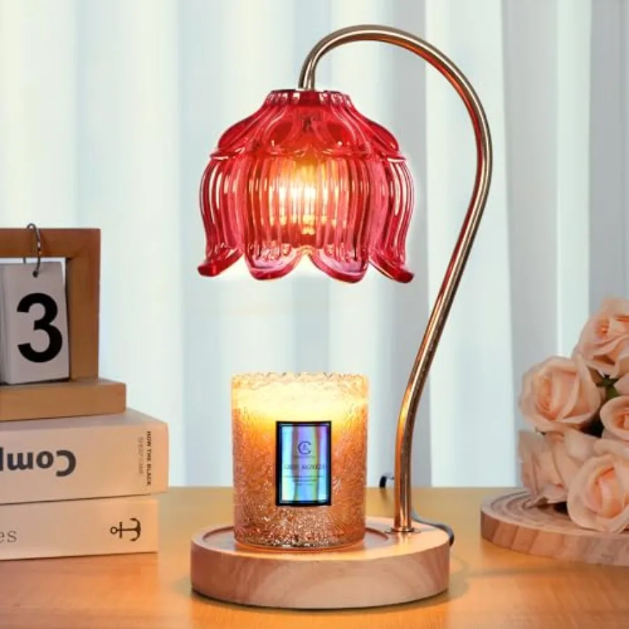 Flower Candle Warmer Lamp with Timer and Dimmer - Fits All Jar Scented Candles - Valentine's and Mother's Day Gift for Women Wi
Flower Candle Warmer Lamp with Timer and Dimmer - Fits All Jar Scented Candles - Valentine's and Mother's Day Gift for Women Wi