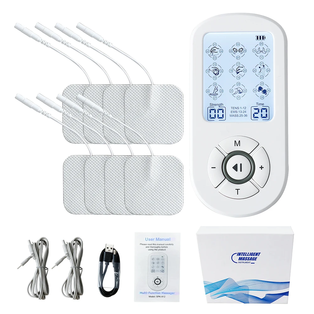 36 Massage Modes Rechargeable Muscle Stimulator Physiotherapy TENS Pulse Electronic Massager Pain Relief Massageador Body Pads
36 Massage Modes Rechargeable Muscle Stimulator Physiotherapy TENS Pulse Electronic Massager Pain Relief Massageador Body Pads