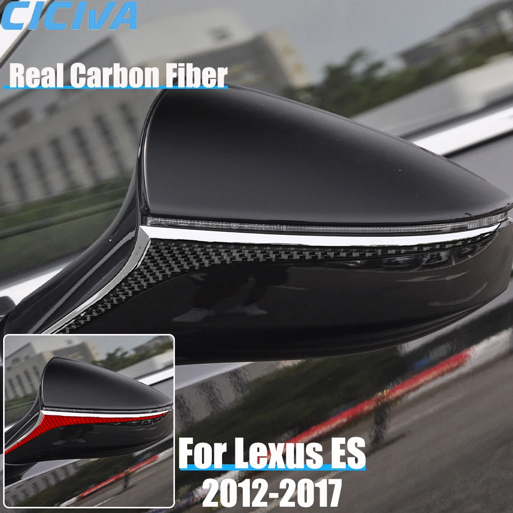 Real Carbon Fiber Car Accessories Side Mirror Trim Strip Decorative Cover Soft Sticker For Lexus ES250 ES300h ES350 2012-2017
Real Carbon Fiber Car Accessories Side Mirror Trim Strip Decorative Cover Soft Sticker For Lexus ES250 ES300h ES350 2012-2017