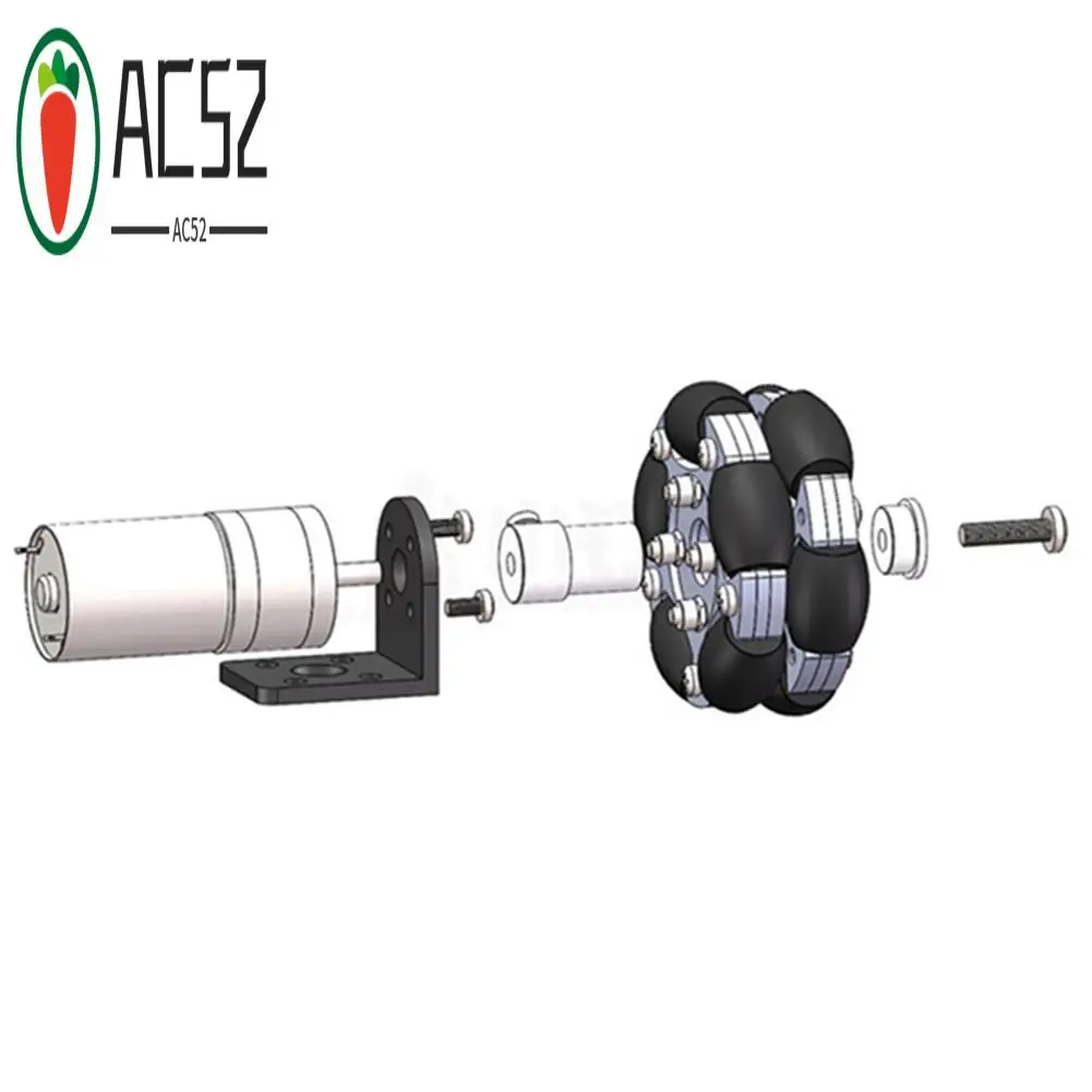 AC52-2Pcs 58 мм пластиковое колесо Omni для комплекта робота, серводвигатель Omni Wheel 14135
AC52-2Pcs 58 мм пластиковое колесо Omni для комплекта робота, серводвигатель Omni Wheel 14135