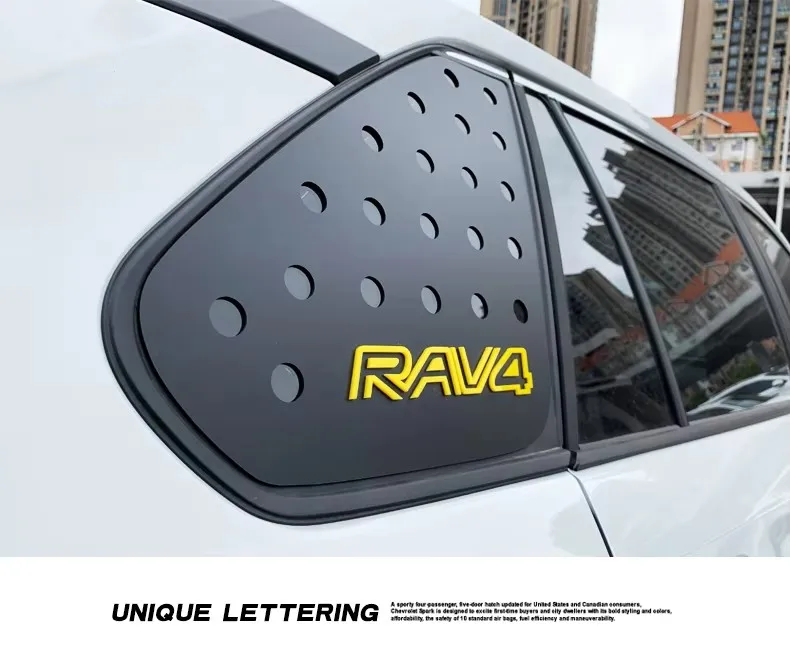 Для Toyota RAV4 2019 2020 2021, спойлер на заднее окно из АБС-пластика, боковая крышка, хвостовая треугольная отделка, автомобильные аксессуары Sansour
Для Toyota RAV4 2019 2020 2021, спойлер на заднее окно из АБС-пластика, боковая крышка, хвостовая треугольная отделка, автомобильные аксессуары Sansour