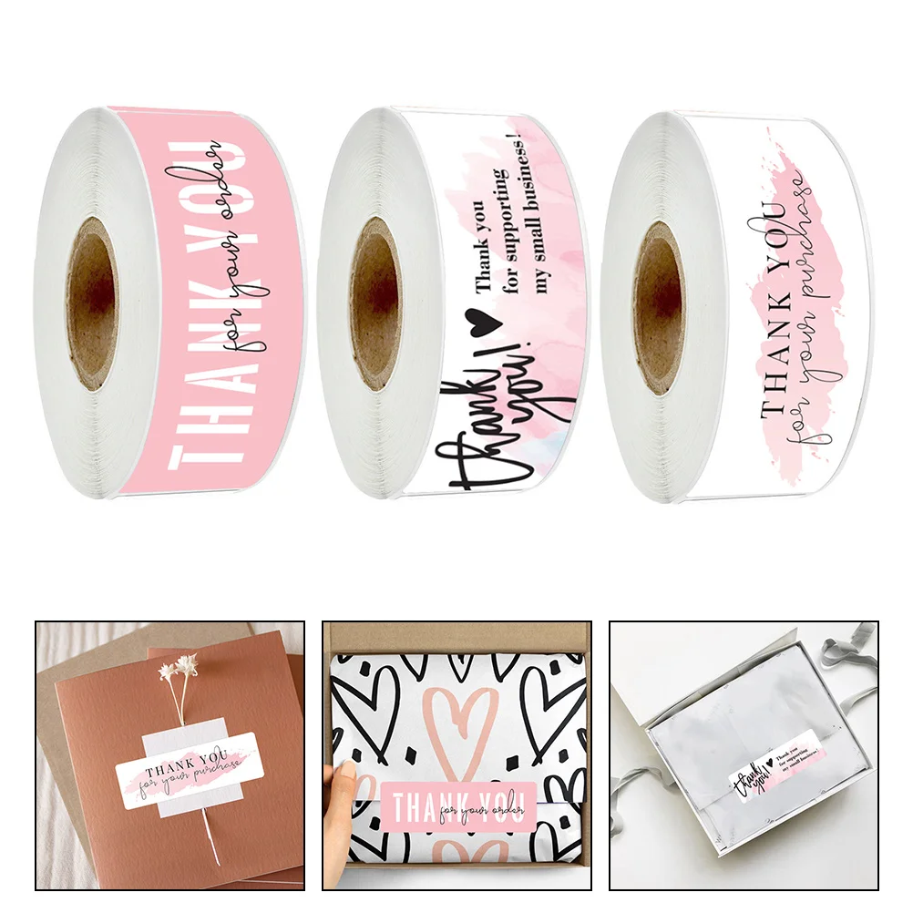 3 Rolls Thank You Themed Stickers Delicate Sealing Adhesive Diy Baking Label Gift Wrapping Bakery Decoration Party Supplies
3 Rolls Thank You Themed Stickers Delicate Sealing Adhesive Diy Baking Label Gift Wrapping Bakery Decoration Party Supplies