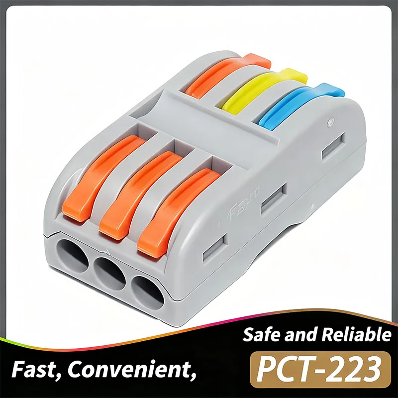10 шт. универсальных соединителей для ламп, быстроразъемные соединители для мягких и жестких проводов, пресс-клеммы, быстроразъемные разветвители, малые клеммы для быстрой проводки
10 шт. универсальных соединителей для ламп, быстроразъемные соединители для мягких и жестких проводов, пресс-клеммы, быстроразъемные разветвители, малые клеммы для быстрой проводки