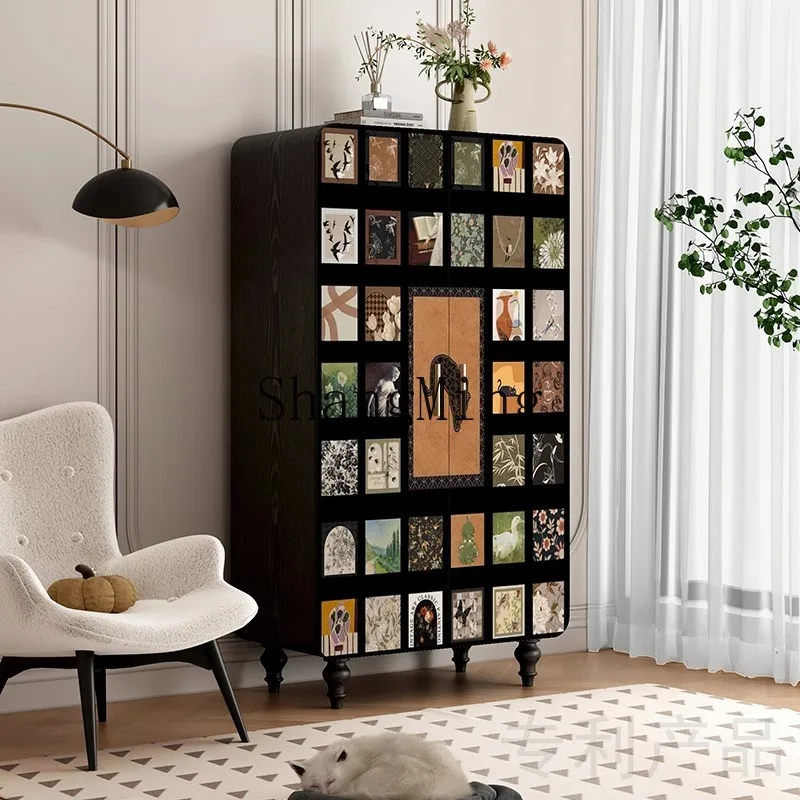 HJ solid wood wardrobe opposite door living room bedroom wardrobe entrance storage locker decorative cabinet
HJ solid wood wardrobe opposite door living room bedroom wardrobe entrance storage locker decorative cabinet
