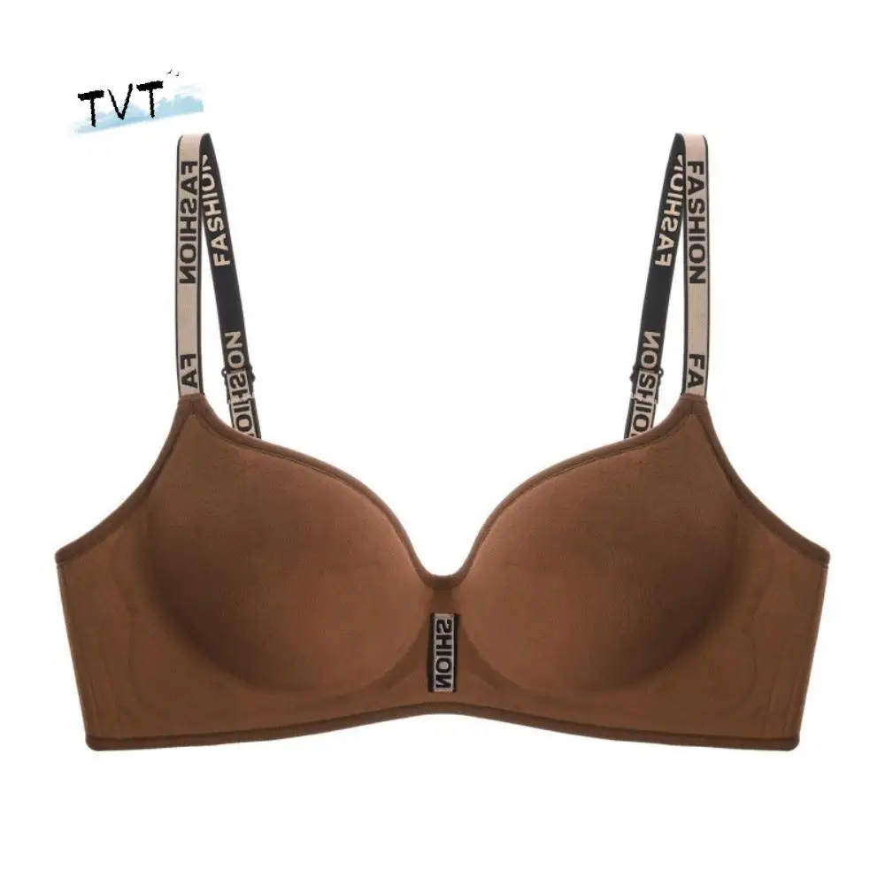 Velvet Velvet Wireless V Bra Thick Chest Cushion English Letter Brassiere for Women Adjustable Gathered Breasts Seamless Bras
Velvet Velvet Wireless V Bra Thick Chest Cushion English Letter Brassiere for Women Adjustable Gathered Breasts Seamless Bras