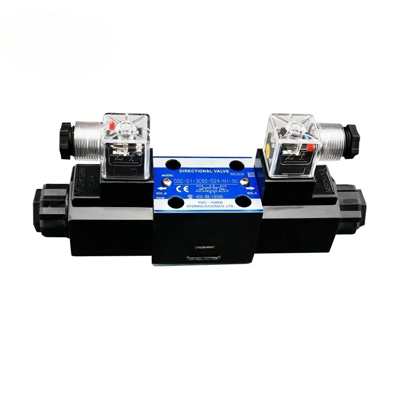 DSG-03-3C4-A240-N1 DSG-01-2B2-D24 Hydraulic Solenoid Valve 24v 12V Coil Hydraulic Solenoid Directional Control Valve
DSG-03-3C4-A240-N1 DSG-01-2B2-D24 Hydraulic Solenoid Valve 24v 12V Coil Hydraulic Solenoid Directional Control Valve