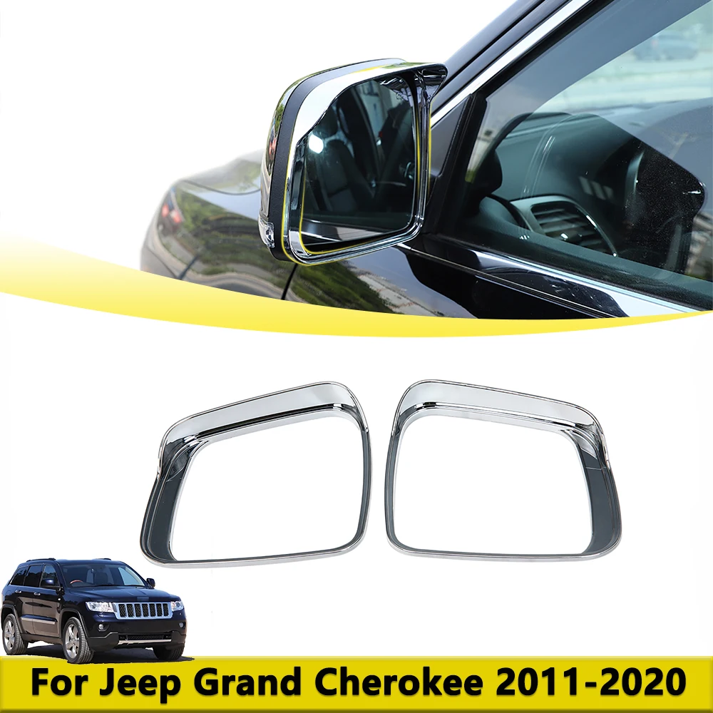 Боковое зеркало заднего вида, козырек от дождя, защитная крышка для Jeep Grand Cherokee 2011 2012-2020, внешние детали автомобиля, аксессуары, модифицированный ABS
Боковое зеркало заднего вида, козырек от дождя, защитная крышка для Jeep Grand Cherokee 2011 2012-2020, внешние детали автомобиля, аксессуары, модифицированный ABS