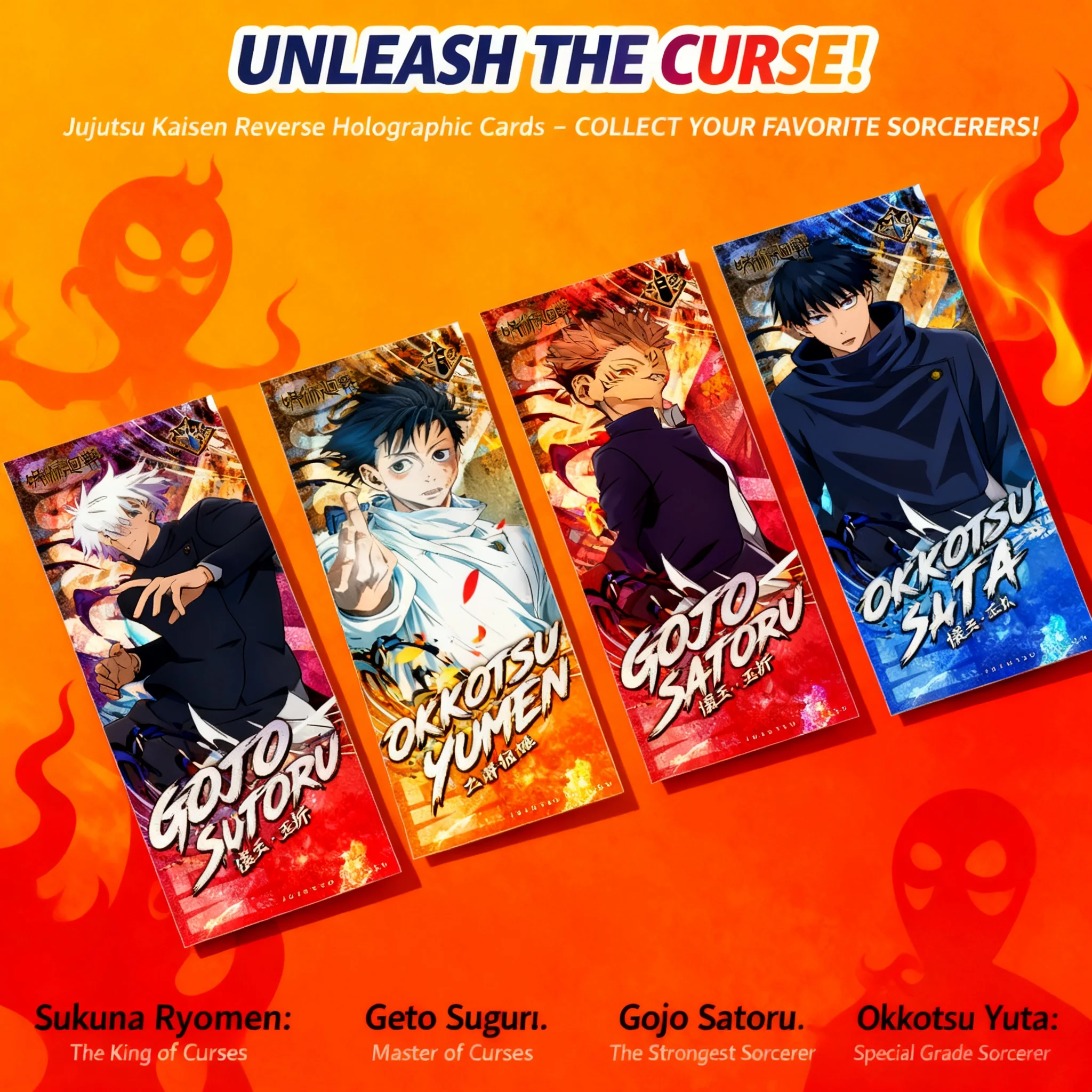 Anime Manga Jujutsu Kaisen Satoru Gojo Suguru Geto Double Sided Reverse Laser Hot Stamping Gold Foil Bookmark Badge Keychain
Anime Manga Jujutsu Kaisen Satoru Gojo Suguru Geto Double Sided Reverse Laser Hot Stamping Gold Foil Bookmark Badge Keychain