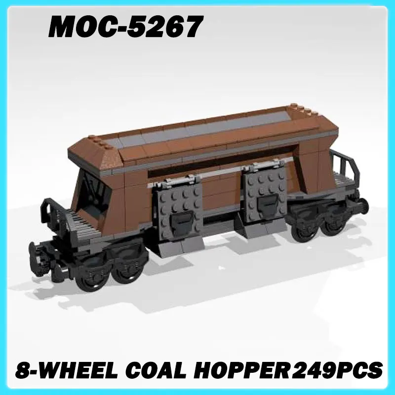 MOC-5267 Мини-поезд серии 8-колесный угольный бункер орнамент Коллекционная образовательная модель кирпичная головоломка игрушка подарки на день рождения 249 шт.
MOC-5267 Мини-поезд серии 8-колесный угольный бункер орнамент Коллекционная образовательная модель кирпичная головоломка игрушка подарки на день рождения 249 шт.