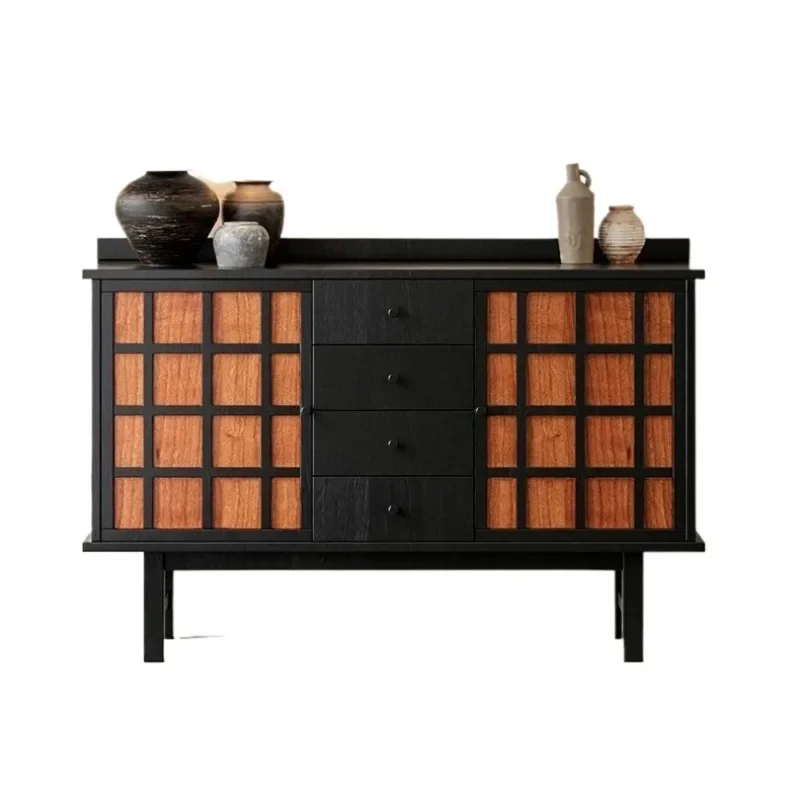 American solid wood entrance Wabi disease medium and ancient style side cabinet French wall decorative locker
American solid wood entrance Wabi disease medium and ancient style side cabinet French wall decorative locker