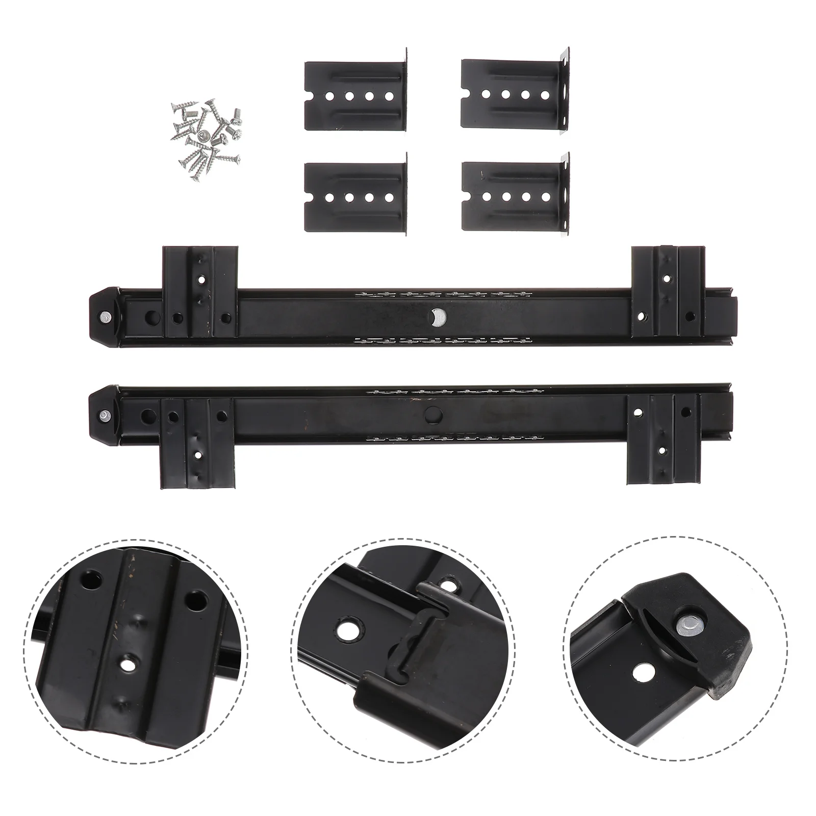 2pcs Steel Drawer Slides Two-Section Rails For Kitchen Cabinet Wardrobe Furniture Sliding Tracks Hardware Slide Accessories
2pcs Steel Drawer Slides Two-Section Rails For Kitchen Cabinet Wardrobe Furniture Sliding Tracks Hardware Slide Accessories