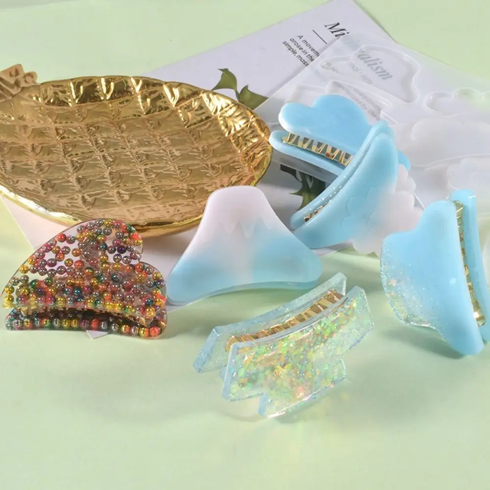 Odorless Resin Epoxy Ornaments for Women Hair Claw Clips Mold Shark Hair Pin Silicone Mould Hairpin Mold
Odorless Resin Epoxy Ornaments for Women Hair Claw Clips Mold Shark Hair Pin Silicone Mould Hairpin Mold