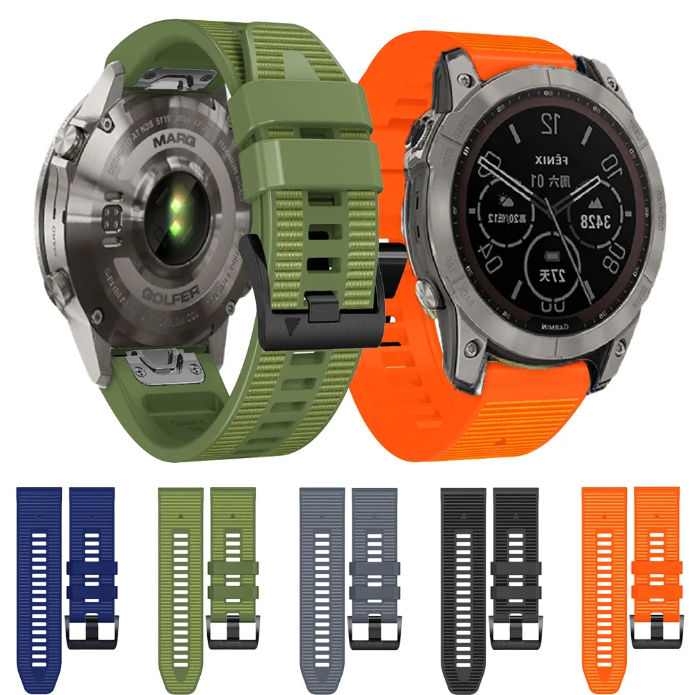 Ремешок для смарт-часов Quickfit, силиконовый нейлоновый браслет для Garmin Fenix 7 7X Pro 6 6X 5 5X Plus Epix Instinct 2X Enduro, 22 мм 26 мм
Ремешок для смарт-часов Quickfit, силиконовый нейлоновый браслет для Garmin Fenix 7 7X Pro 6 6X 5 5X Plus Epix Instinct 2X Enduro, 22 мм 26 мм