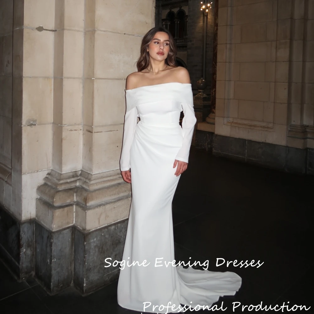 Off Shoulder Wedding Dresses For Women 2025 Mermaid Court Train Bridal Gowns White Vestidos De Novia Boda Formal Occasions
Off Shoulder Wedding Dresses For Women 2025 Mermaid Court Train Bridal Gowns White Vestidos De Novia Boda Formal Occasions