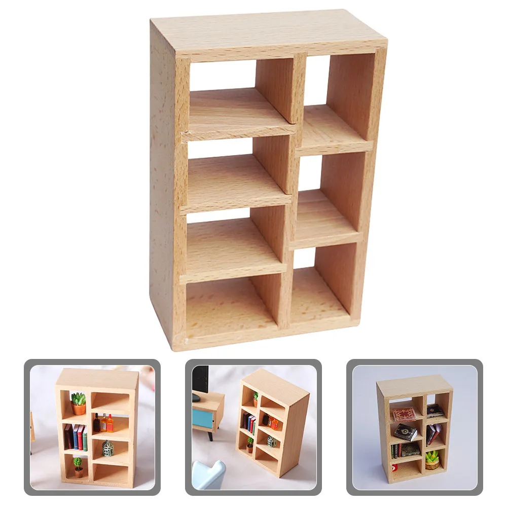 Mini Wooden Bookshelf High Simulation Dollhouse Furniture Tiny Cabinet Miniature House Decor Dollhouse Book Shelves
Mini Wooden Bookshelf High Simulation Dollhouse Furniture Tiny Cabinet Miniature House Decor Dollhouse Book Shelves