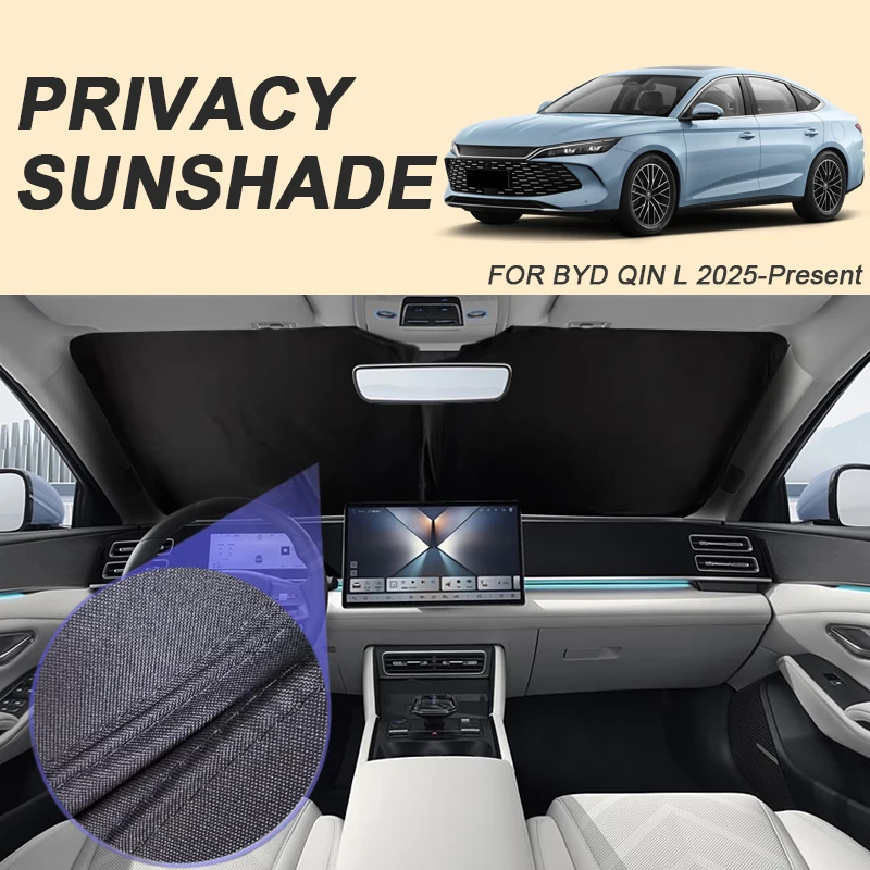 Автомобильный черный солнцезащитный козырек для окон для BYD QIN L EV DMI 2025-настоящее время, автоматическая защита от УФ-лучей, теплоизоляция, защитный чехол, аксессуары
Автомобильный черный солнцезащитный козырек для окон для BYD QIN L EV DMI 2025-настоящее время, автоматическая защита от УФ-лучей, теплоизоляция, защитный чехол, аксессуары