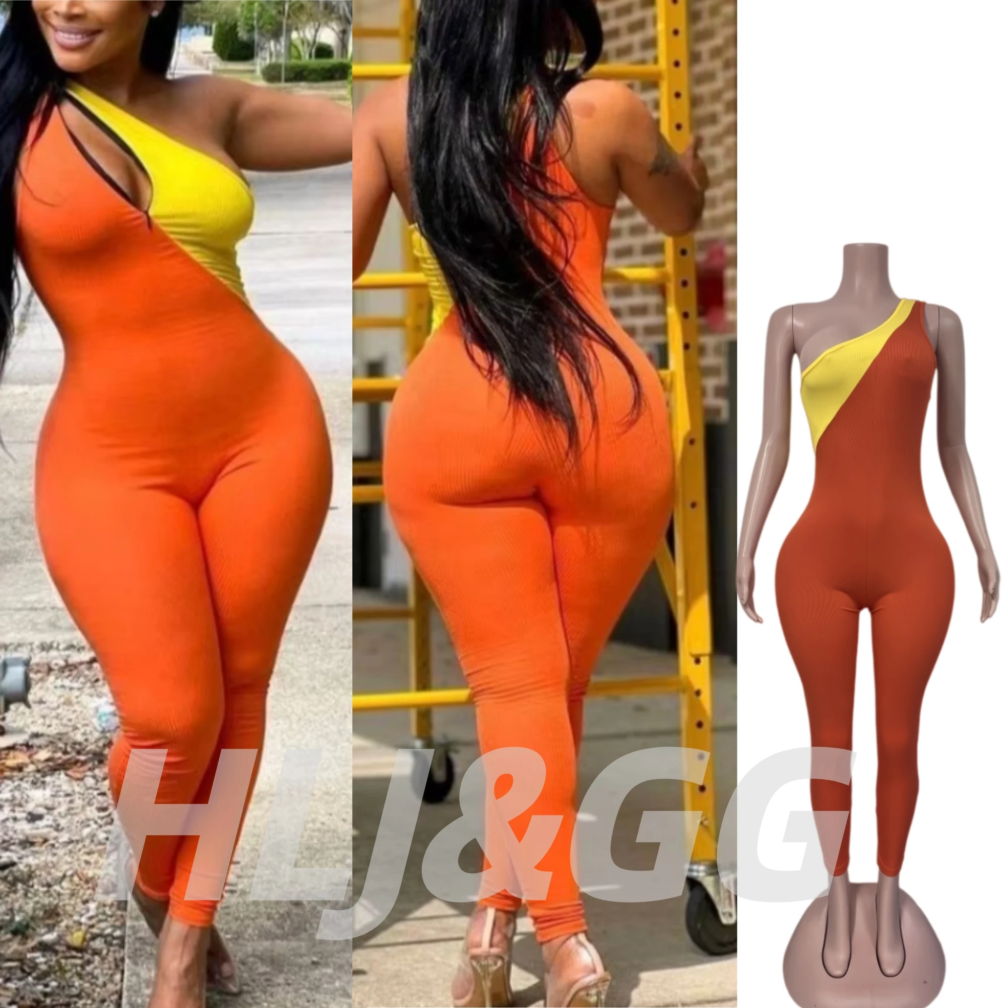 HLJ Sexy Sports Patchwork Jumpsuits for Women Color Block Off Showlder Backless Rompers Female Streetwear Overalls 2025 New
HLJ Sexy Sports Patchwork Jumpsuits for Women Color Block Off Showlder Backless Rompers Female Streetwear Overalls 2025 New