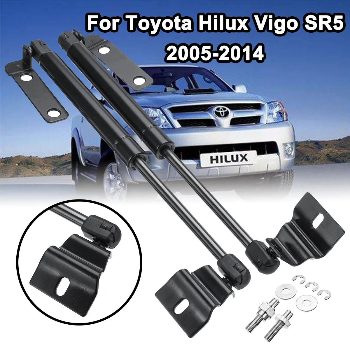 3pcs Car Front Bonnet + Tailgate Gas Lift Support Struts Bars Support Rod Replace For Toyota Hilux Vigo SR5 2005-2014
3pcs Car Front Bonnet + Tailgate Gas Lift Support Struts Bars Support Rod Replace For Toyota Hilux Vigo SR5 2005-2014