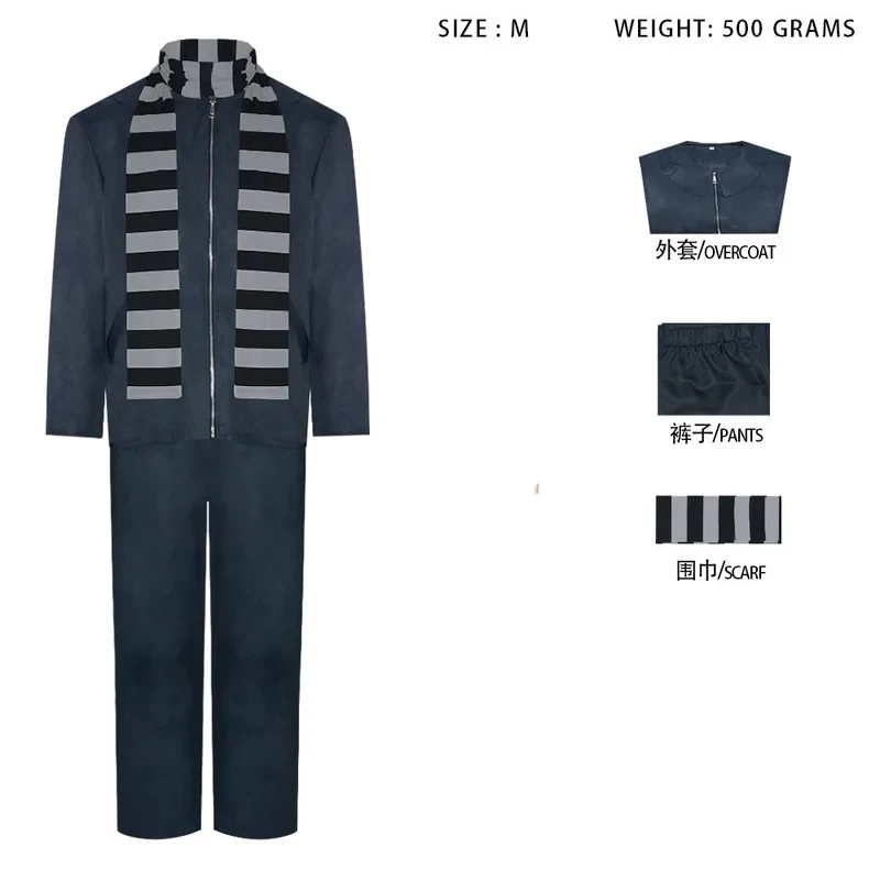 Man Halloween Carnival Customized Clothes Gru Despicable Movie Cosplay Costume Dark Gray Uniformf5d;
Man Halloween Carnival Customized Clothes Gru Despicable Movie Cosplay Costume Dark Gray Uniformf5d;