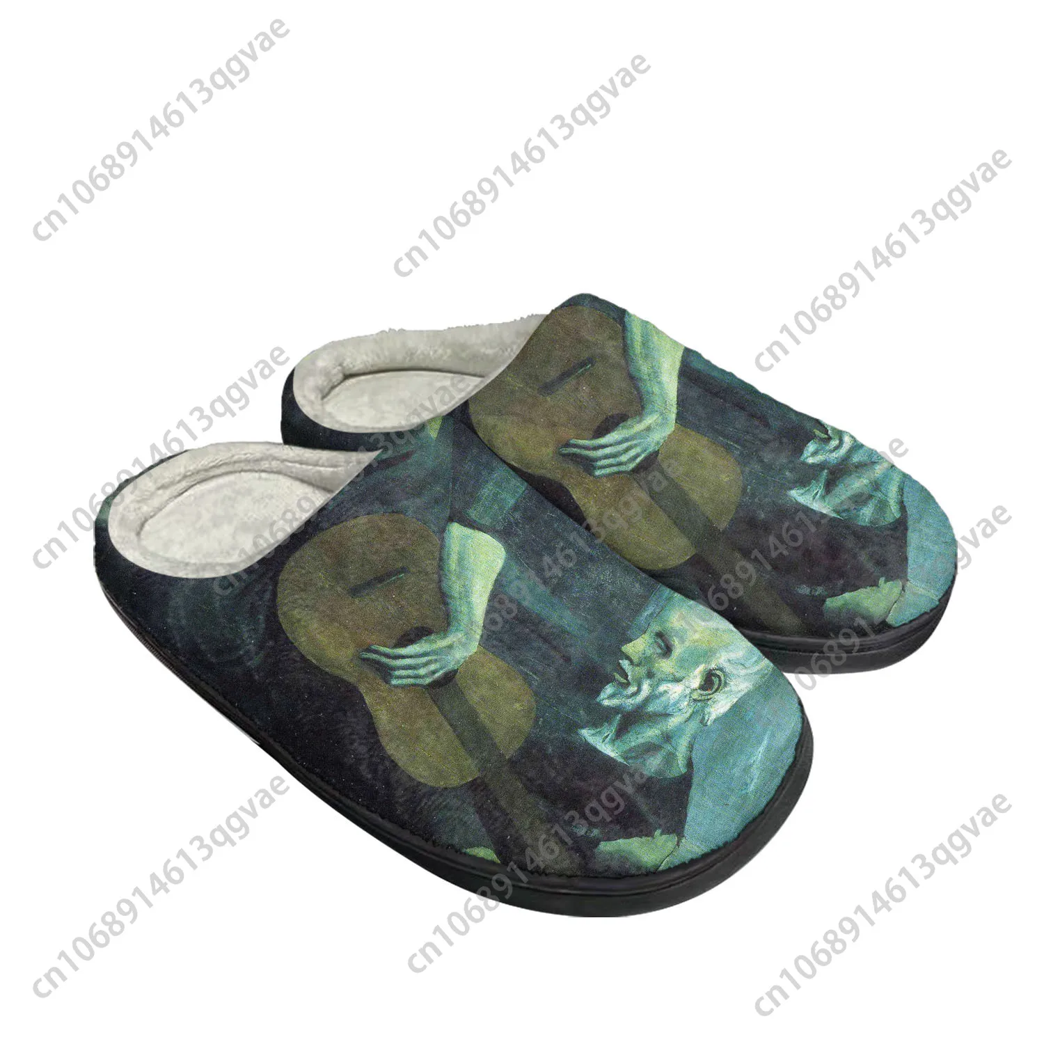 Picasso Famous Oil Paint Old Guitarist Home Cotton Custom Slippers Mens Womens Sandals Plush Bedroom Warm Shoes Thermal Slipper
Picasso Famous Oil Paint Old Guitarist Home Cotton Custom Slippers Mens Womens Sandals Plush Bedroom Warm Shoes Thermal Slipper