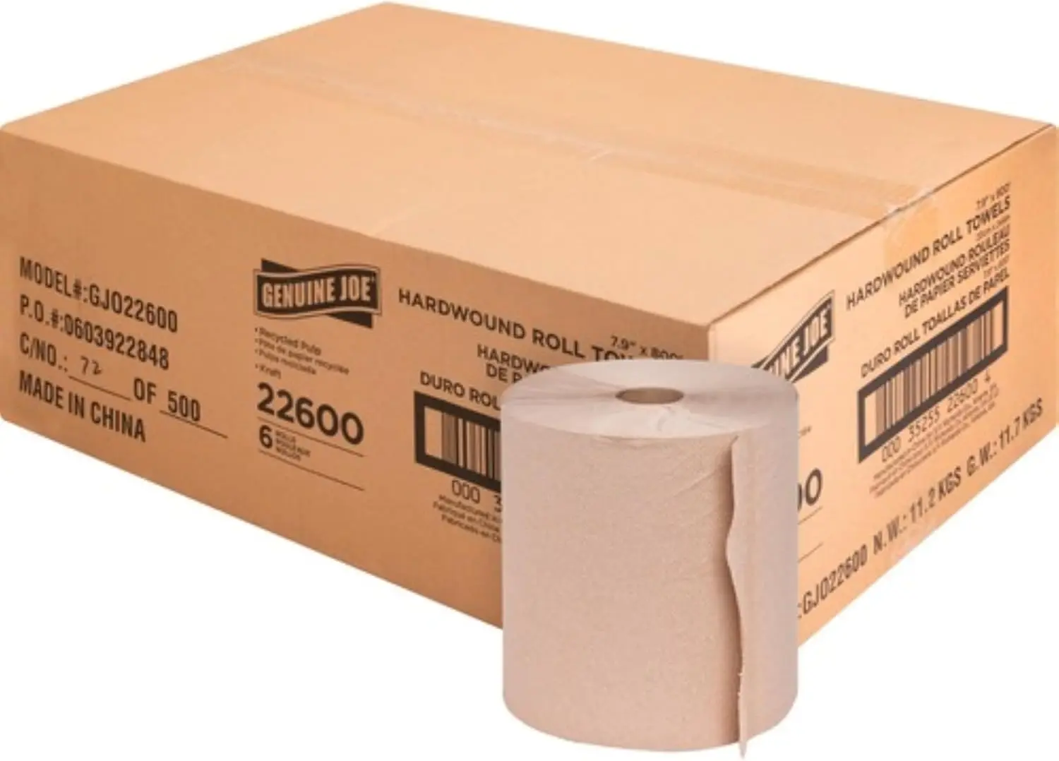 Embossed Hardwound Roll Towels, Pack of 6 - Premium Quality for Home and Office Use
Embossed Hardwound Roll Towels, Pack of 6 - Premium Quality for Home and Office Use