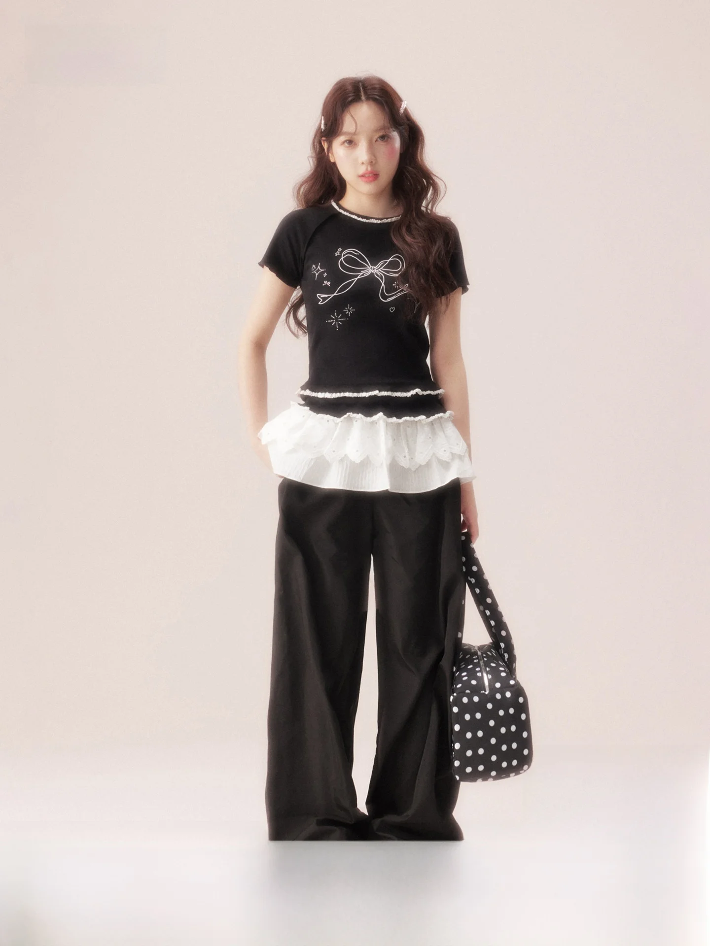 AooRaa Original Encountered Knot Print Rhinestone Lace Shoulder Short Sleeve Cool Feeling Ice Skin T-Shirt Women's ...
AooRaa Original Encountered Knot Print Rhinestone Lace Shoulder Short Sleeve Cool Feeling Ice Skin T-Shirt Women's ...